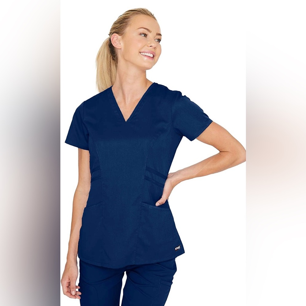 Barco Grey’s Anatomy Women’s Navy Scrub Top - NEW WITHOUT TAGS - NEVER WORN